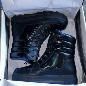 Cougar Black Winter & Rain Boots